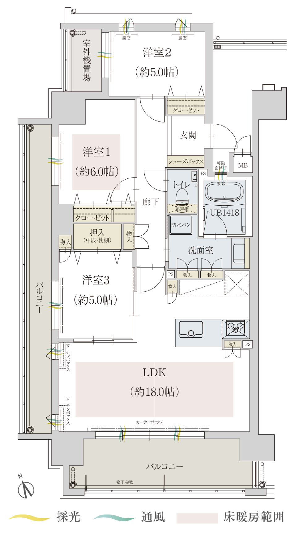 Aタイプ間取り