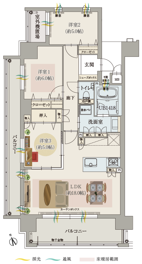 Aタイプ間取り