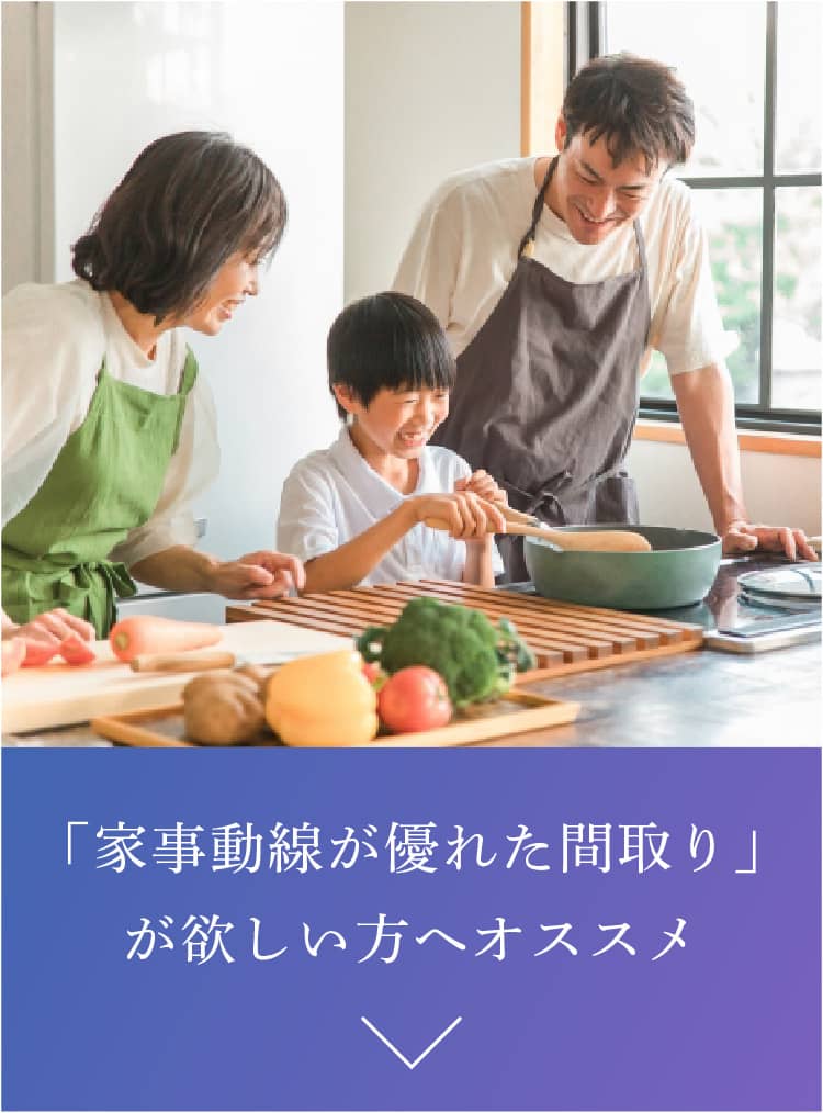 「家事動線が優れた間取り」が欲しい方へオススメ