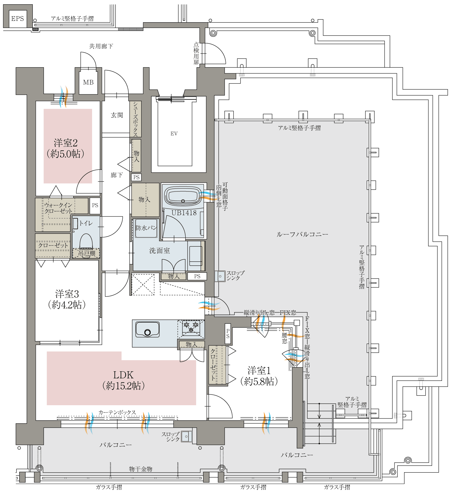 F1type メニュープラン図面