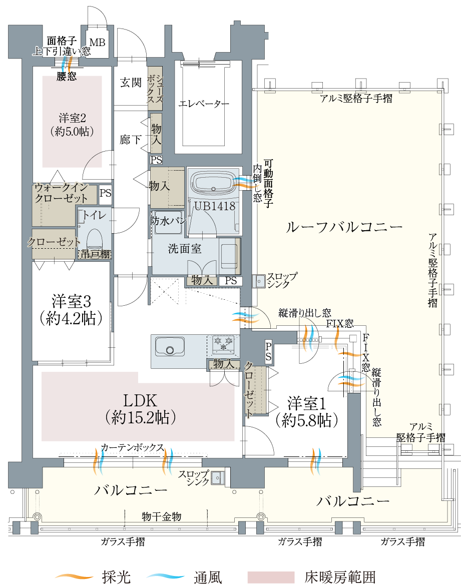 Fタイプ間取り