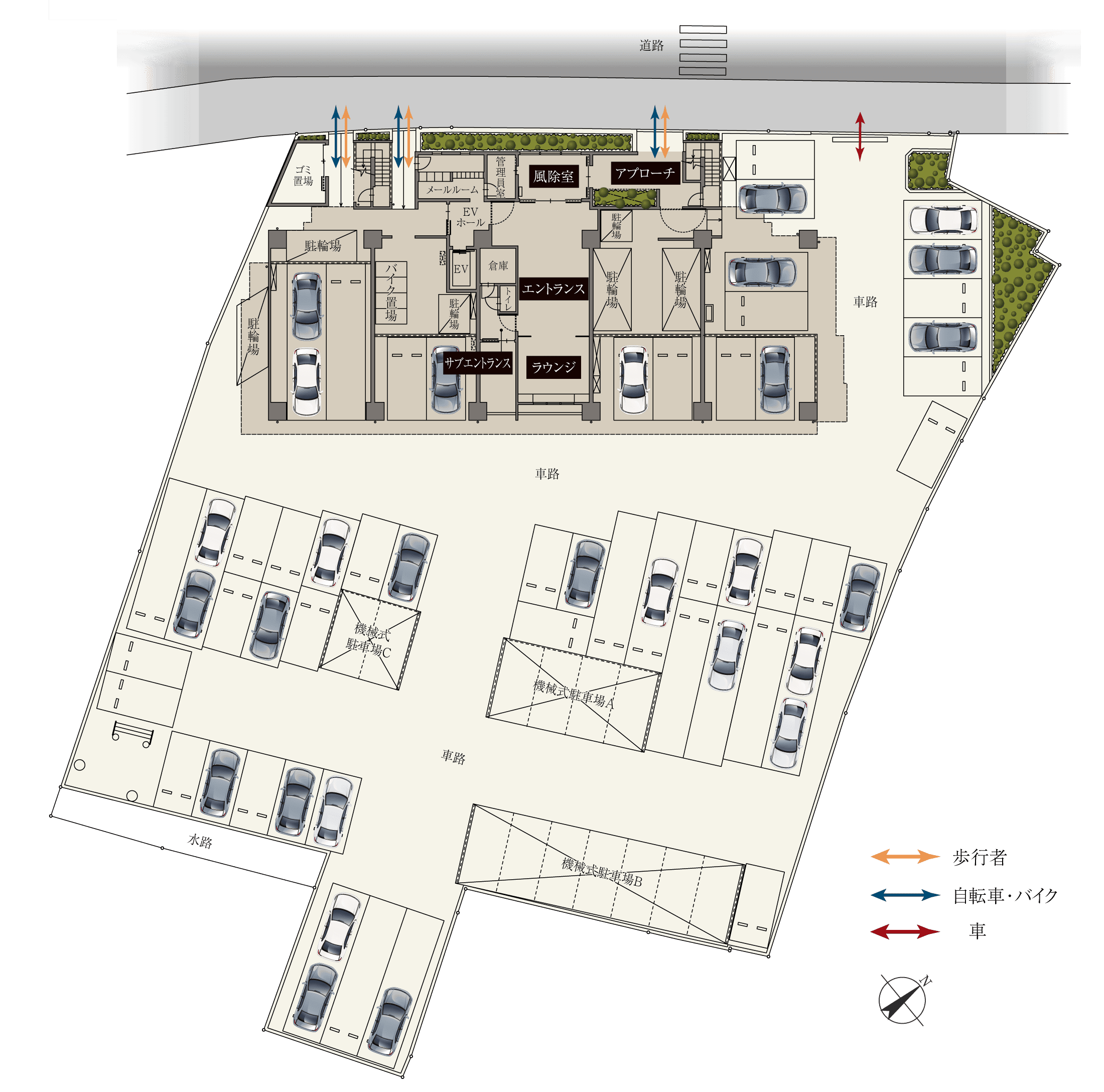 敷地配置図