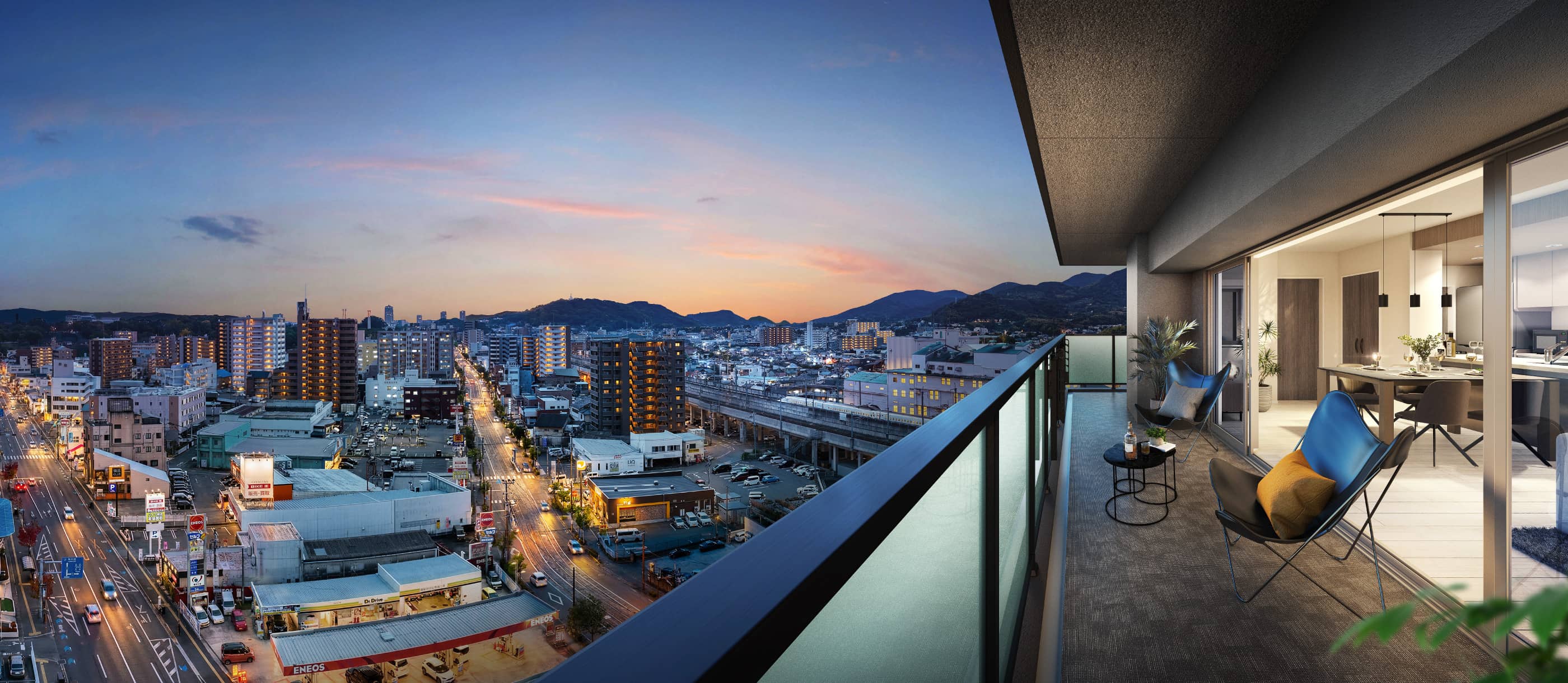 バルコニーラウンジ完成予想図