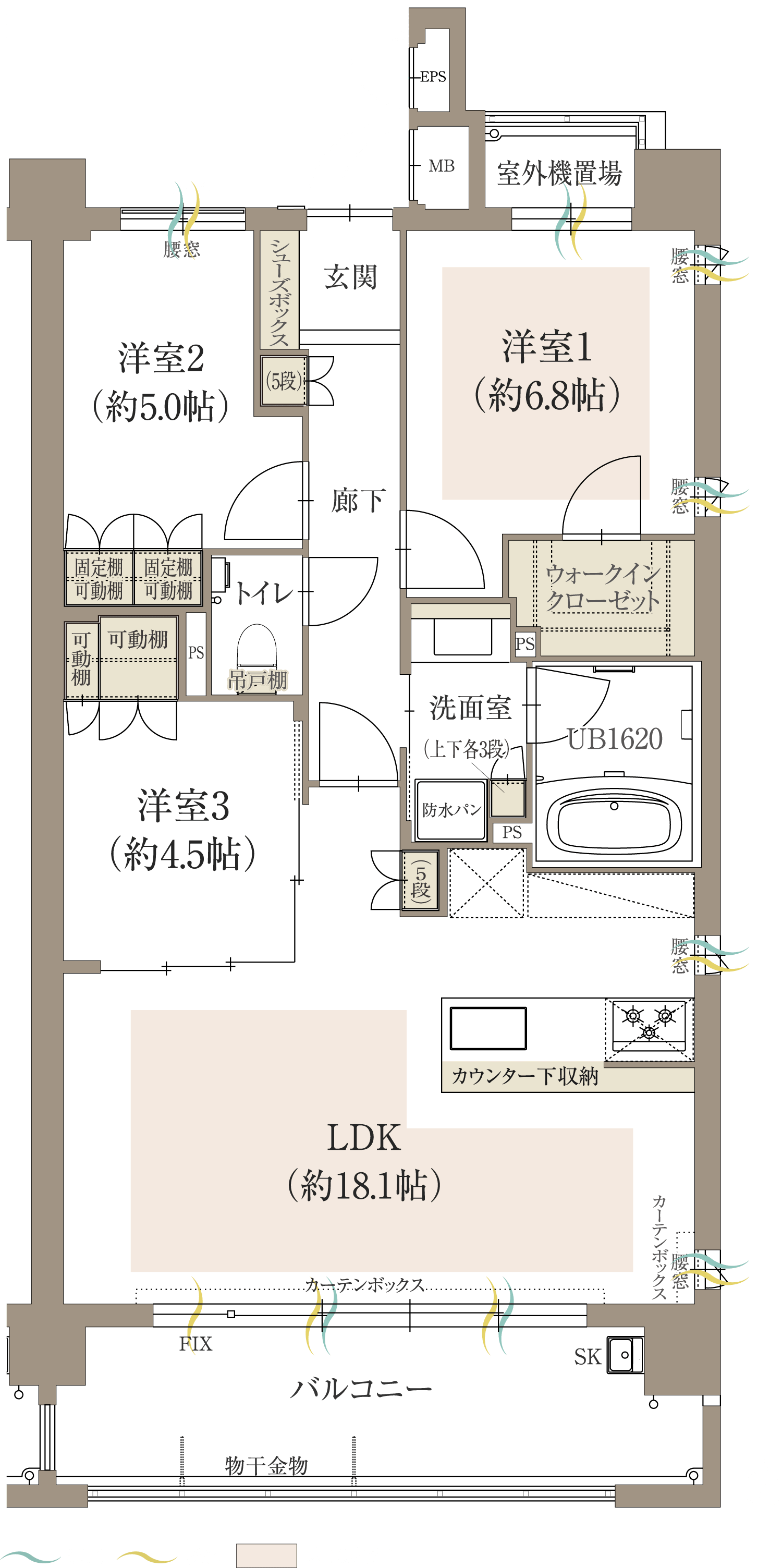 Dタイプ間取り図