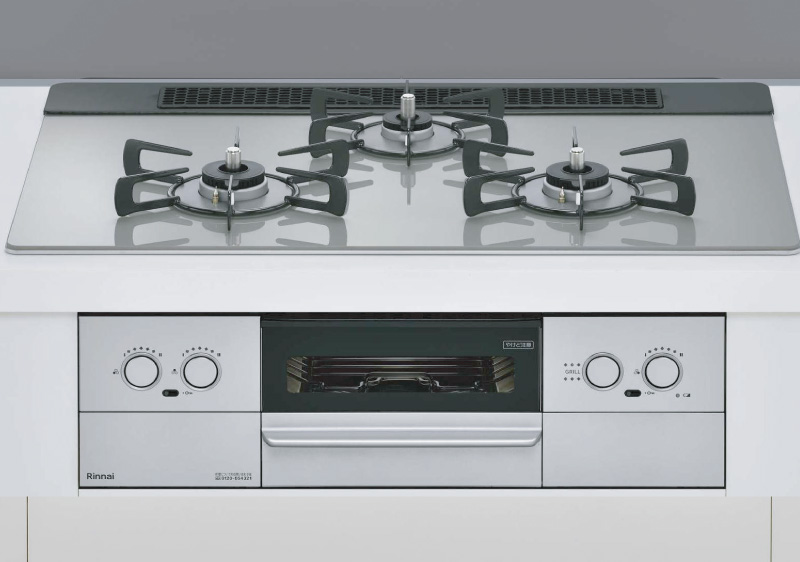 ビルトインガラストップコンロ