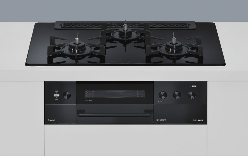 オート調理機能付きコンロ