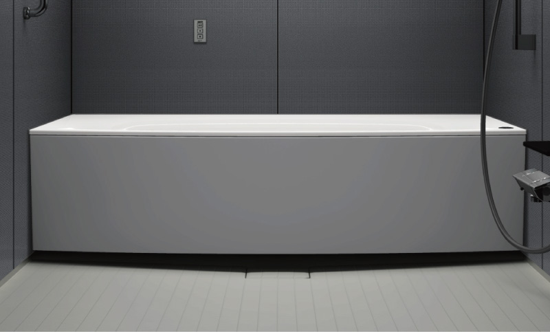 有機ガラス系新素材 弓形浴槽