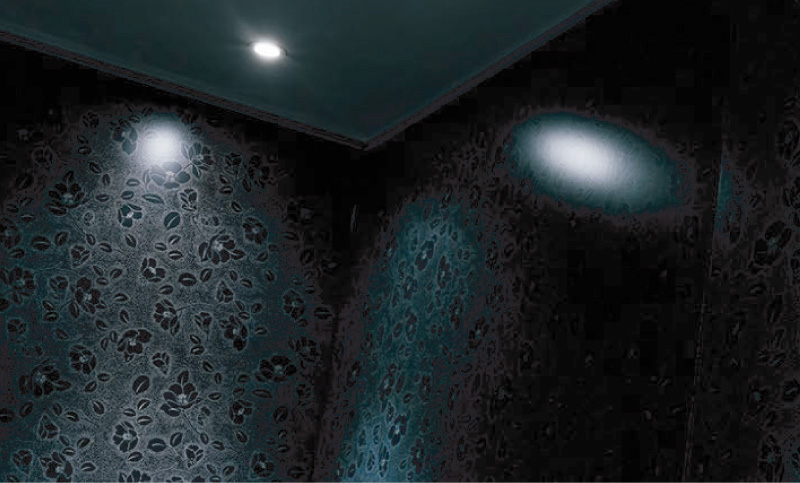 光を美しく映す壁面設計