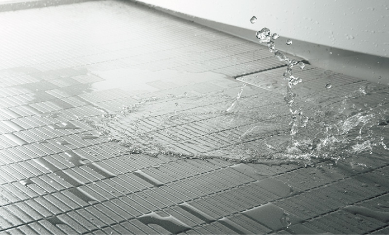 フッ素配合有機ガラス系 フラッグストーンフロア