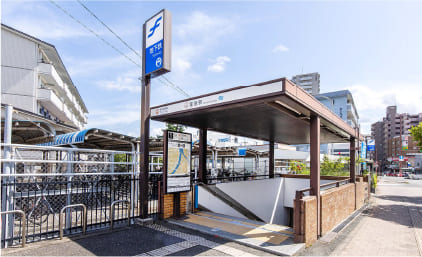 福岡市地下鉄空港線「室見」駅の画像