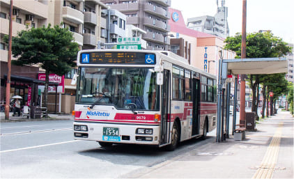 西鉄バス「室見一丁目」バス停の画像