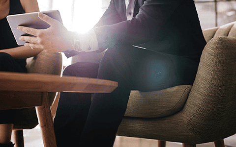 ラウンジ内エアコン完備