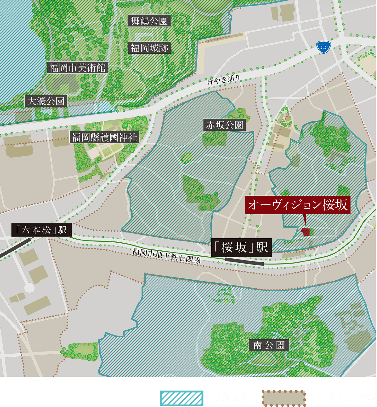 風致地区マップ