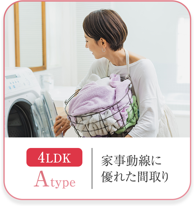 Atype 家事動線が優れた間取り